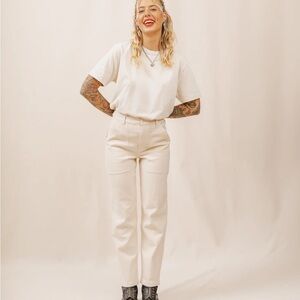 P&Co 304 Service Fatigue Pants - Ecru